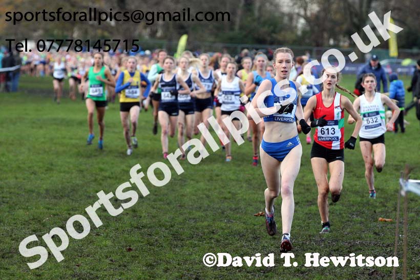 Womens under-17s and IAAF Junior Womens 2017 British Athletics Liverpool Cross Challenge, Sefton Park, Liverpool. Photo:  David T. Hewitson/Sports for All Pics